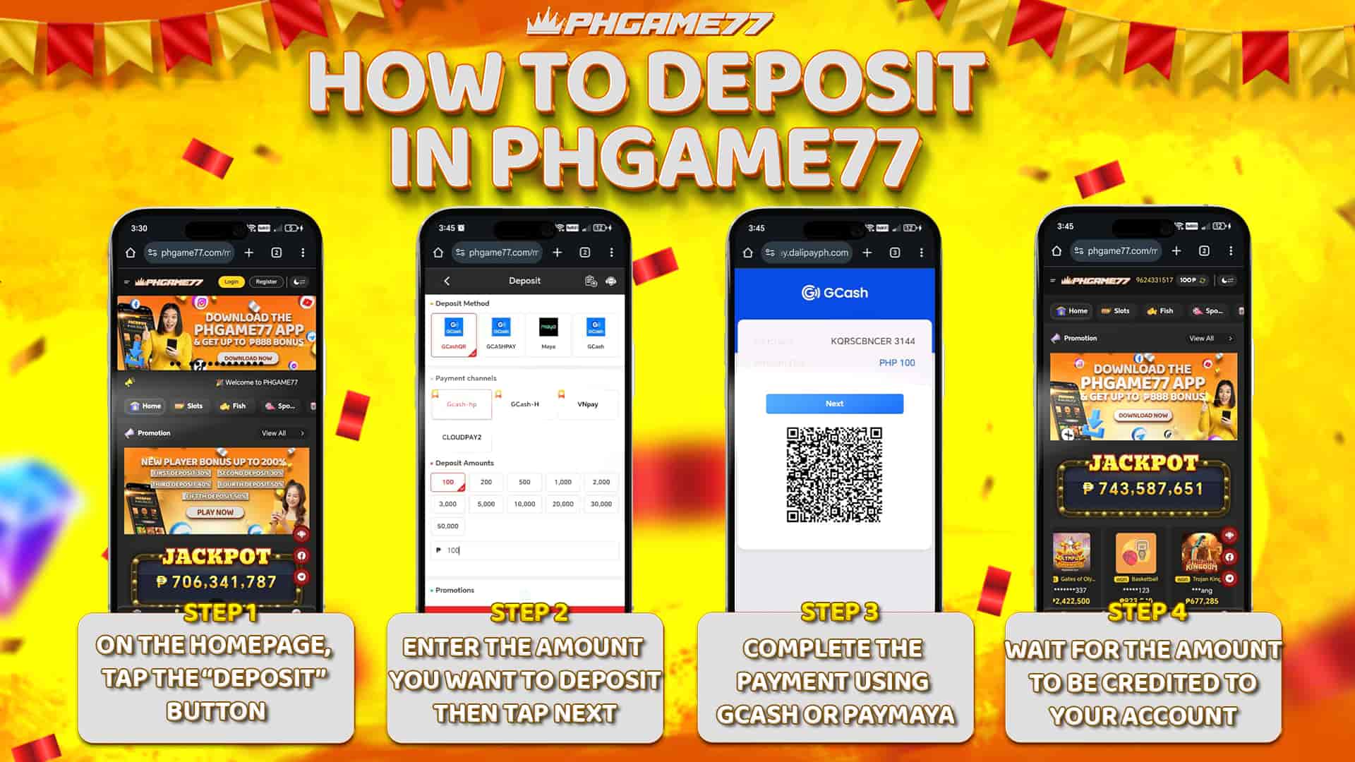 PHGAME77 Deposit Guide