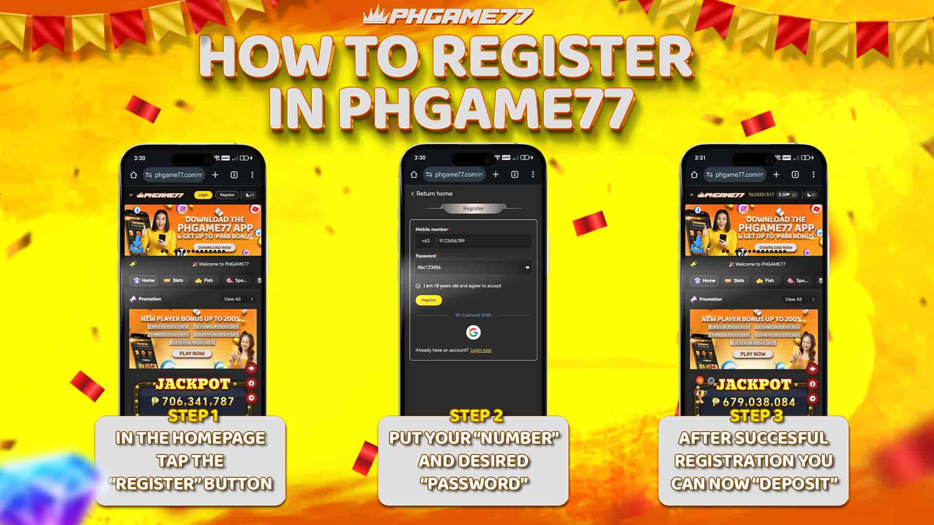 PHGAME77 Registration Guide